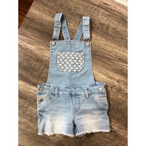 Girls denim overalls